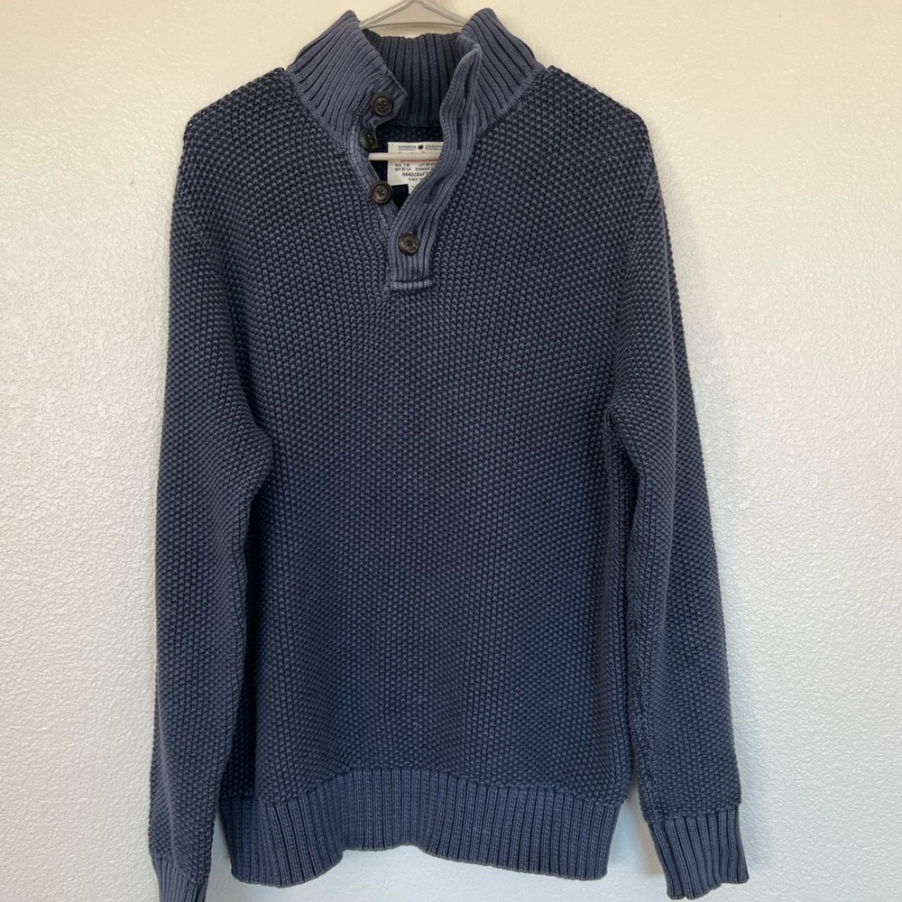 Lucky brand men’s 100% cotton crewneck sweater size L